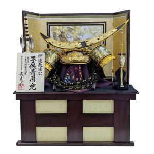五月人形 徳川家康公 着用兜 武光作 コンパクト 収納飾り 端午の節句