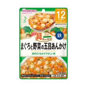 和光堂 具たっぷりグーグーキッチン まぐろと野菜の五目あんかけ 12か月頃からの離乳食 赤ちゃん・ベビーフード・レトルトパウチ｜babytown