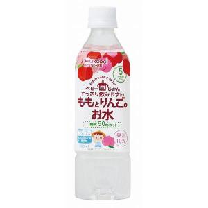 和光堂　ベビーのじかん　ももとりんごのお水　500ml　ペットボトル飲料　７ヵ月頃からの赤ちゃんに　PT77　新｜babytown