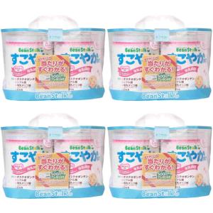 ビーンスターク すこやかM1 大缶800g×2個パック×4個（ケース販売/8個） 0ヵ月から1歳までの粉ミルク　4987493000464｜babytown