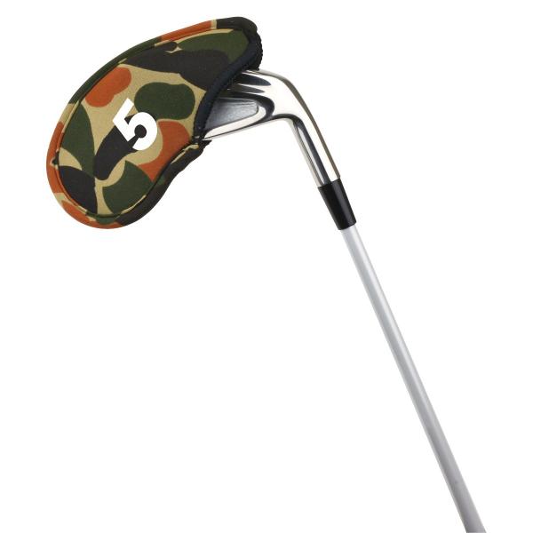 ヘッドカバー アイアンガード ネオプレーン オーバーサイズ LITE Ｈ111 単品 Golfit ...