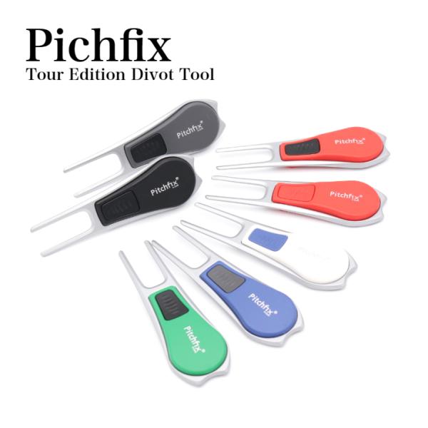 ゴルフグリーンフォーク マーカー付き ピッチフィックス 【ツアーエディション】25mm  ゴルフラウ...