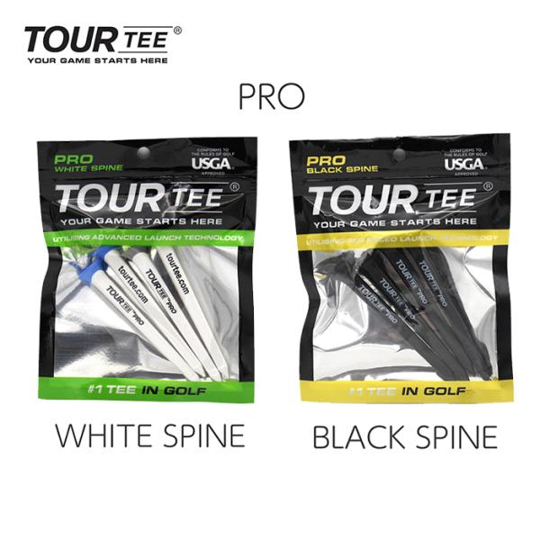 ゴルフティー ロング[TOURTEE PRO] ブラック USGA、R＆Aルール適合 ゆうパケット発...