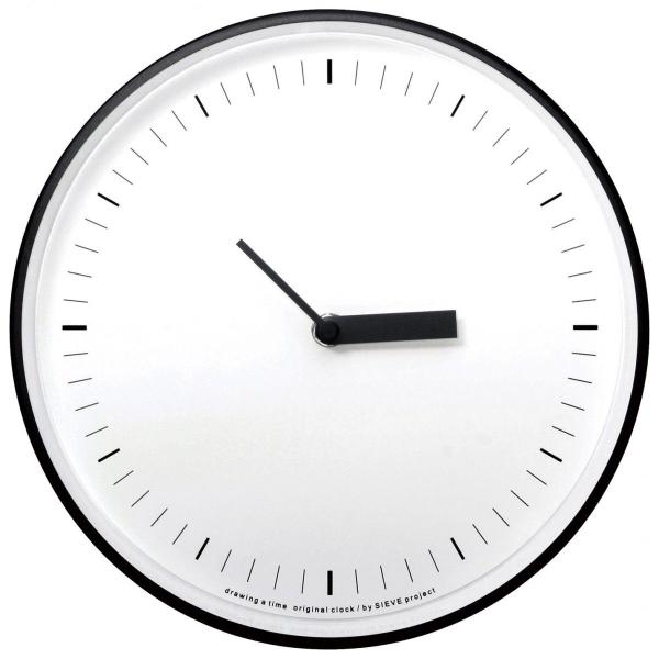 掛け時計 SIEVE ワイズ 置き時計 卓上スタンド付き シーヴ width