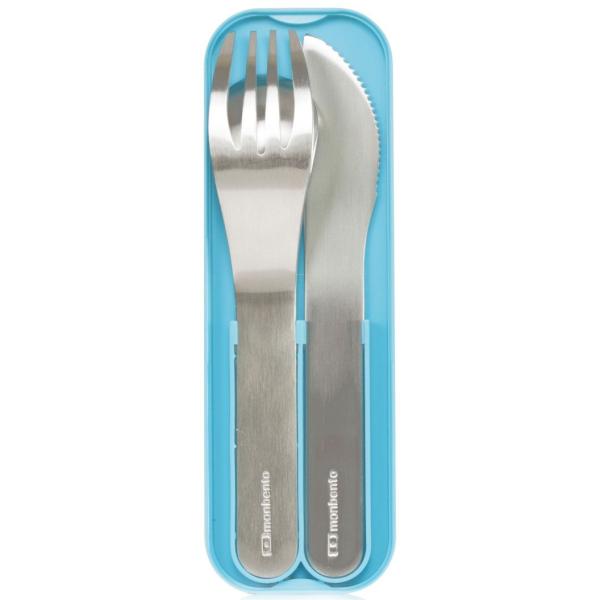 カトラリーセット monbento MBポケット お弁当用 モンベント ライトブルー