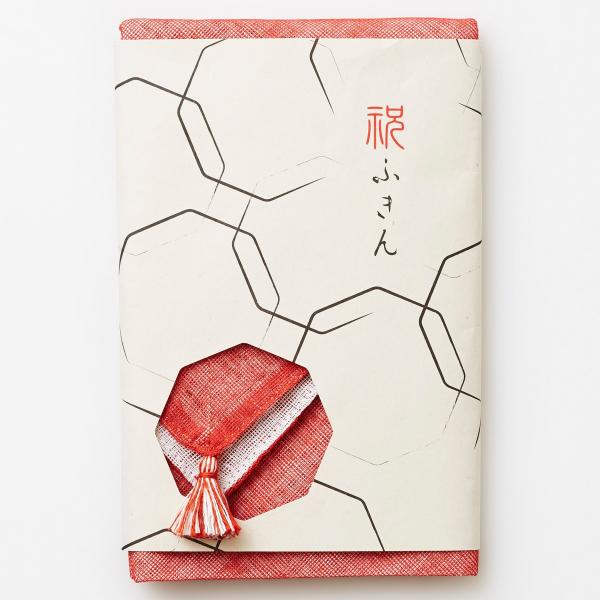 布巾 蚊帳（かや）生地ふきん 祝ふきん 紅白