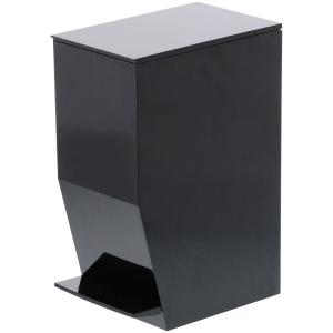 ゴミ箱 山崎実業 TOWER ペダル式トイレポット ふた付き おしゃれ コンパクト サニタリー YAMAZAKI タワー ブラック
