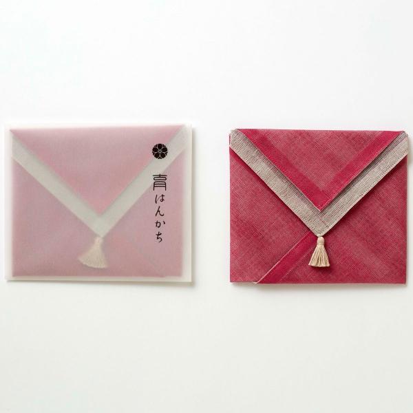 ハンカチ WDH はぐくむ はんかち おしゃれ ダブリューディーエイチ 育 レッド（赤）