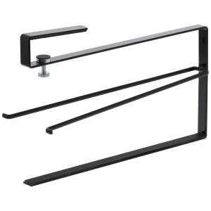 キッチンペーパーホルダー 山崎実業 TOWER 片手でサッと切れる戸棚下キッチンペーパーホルダー YAMAZAKI タワー ブラック