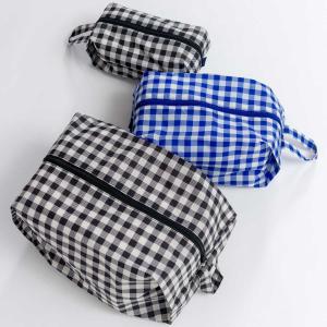 【新品未使用】Baggu バグー キューブポーチ ピクセルチェック BAGGU - 【新品未使用】Baggu バグー キューブポーチ ピクセル