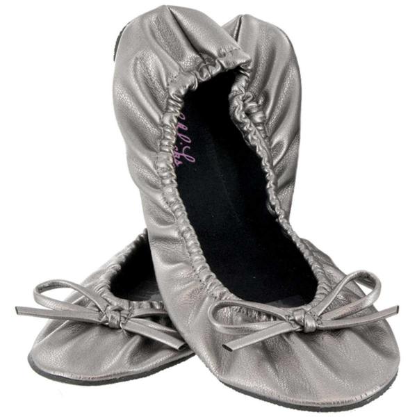 携帯シューズ FITKICKS サイドキックス Mサイズ バレエシューズ ルームシューズ レディース...