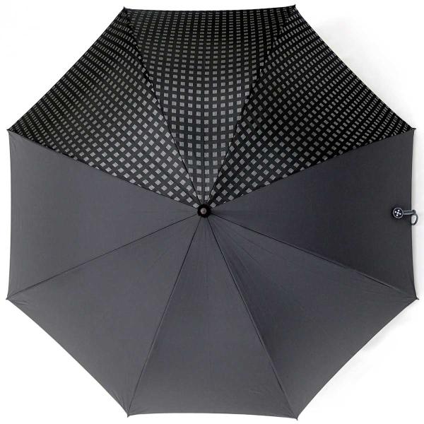 傘 +RING coco 65cm メンズ おしゃれ プラスリング 長傘 男性用 T526 グレー ...