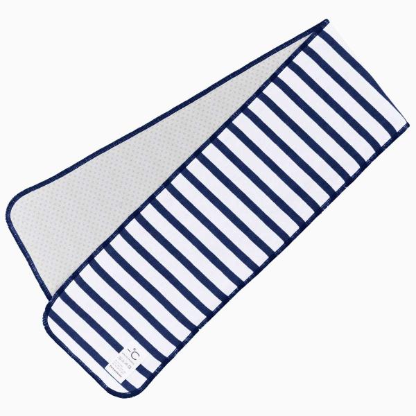 冷感タオル -℃ MINUS DEGREE SOFT SPORTS フェイスタオル おしゃれなボーダ...