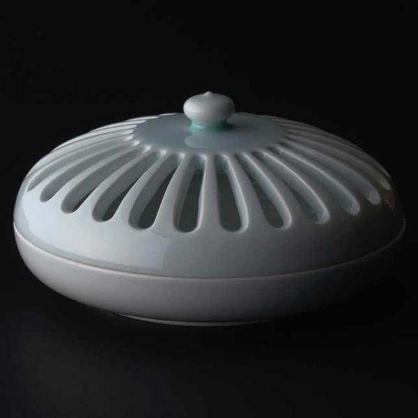 蚊取り線香入れ WDH 線香炉 ギフト 桐箱入り 上質な贈り物として！ ダブリューディーエイチ 青磁