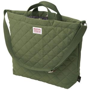 トートバッグ ルートート SN.ミディアム2WAYコットンキルティング-A 通勤通学バッグ 男女兼用 大きめ 2018秋冬新作 おしゃれ ROOTOTE MEDIUM カーキ