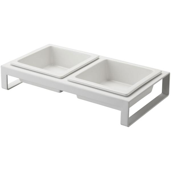 ペットフードボウル 山崎実業 正規品 nooks ヌークス ペットフードボウルスタンドセット ペット...