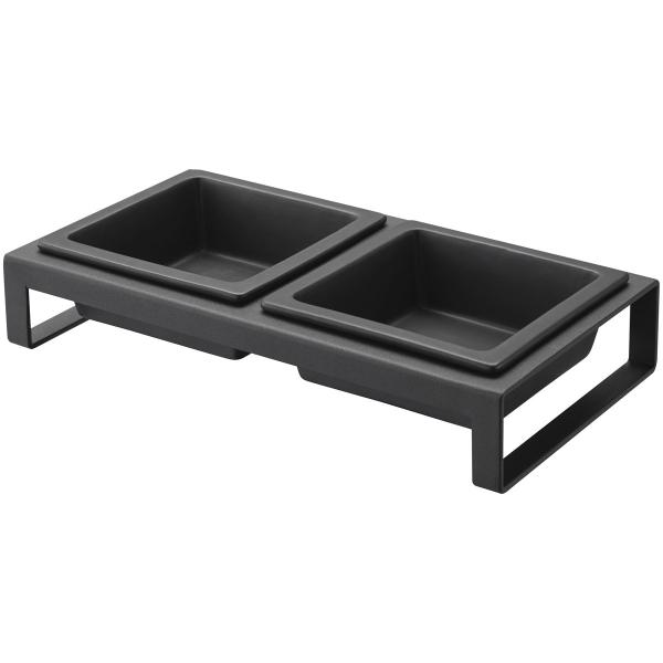 ペットフードボウル 山崎実業 正規品 nooks ヌークス ペットフードボウルスタンドセット ペット...
