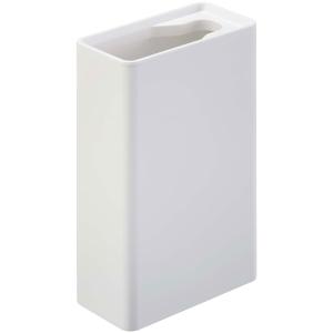 山崎実業 TOWER 流せるトイレブラシスタンド ホワイト