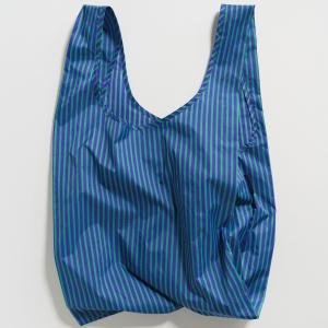 BAGGU（バグゥ） エコバッグ 正規品 STANDARD BAGGU 折りたたみ BAGGU Standard ジェイドストライプ 廃盤商品