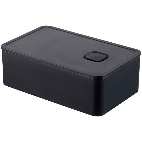 弁当箱 山崎実業 正規品 TOWER タワー バルブ付き密封ランチボックス ランチボックス ブラック