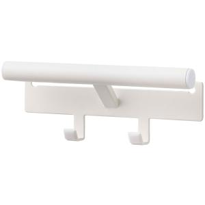 山崎実業 TOWER カラーボックス横ランドセル＆リュックハンガー ホワイト