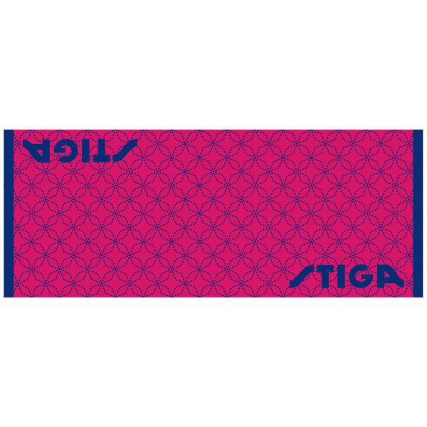 スポーツタオル STIGA タオル JP フェイスタオル スティガ TOWEL JP ピンク/ネイビ...