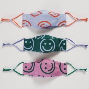 布マスク バグゥ 正規品 布製マスク 子供用 3枚セット 布製マスク BAGGU KIDS MASK SET of 3 ハッピーミックスの商品画像