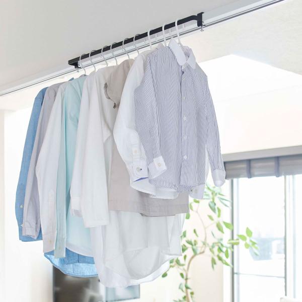 アイデア収納 山崎実業 正規品 TOWER タワー 室内物干しハンガーバー アイデア商品 便利グッズ...