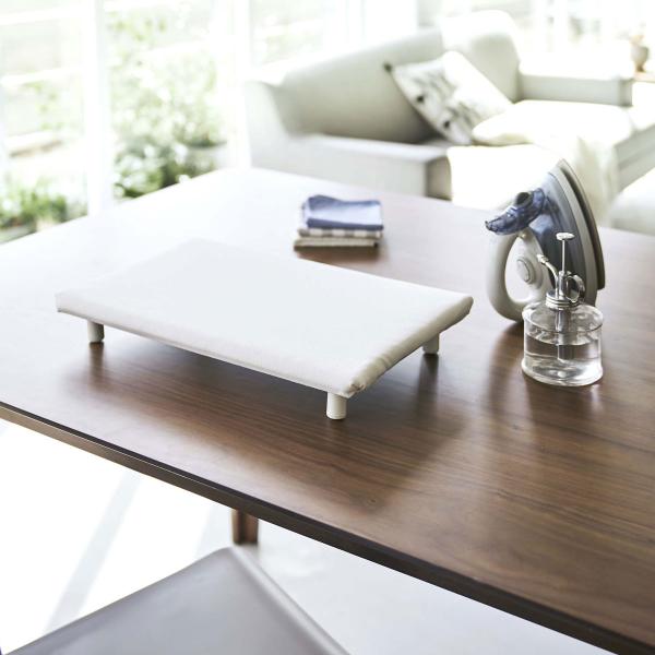 アイロン台 山崎実業 正規品 TOWER タワー 卓上脚付き 平型アイロン台 S おすすめ ホワイト