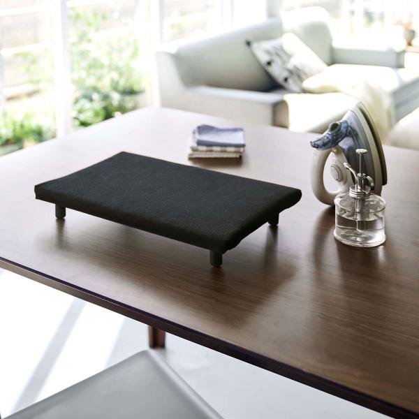 アイロン台 山崎実業 正規品 TOWER タワー 卓上脚付き 平型アイロン台 S おすすめ ブラック