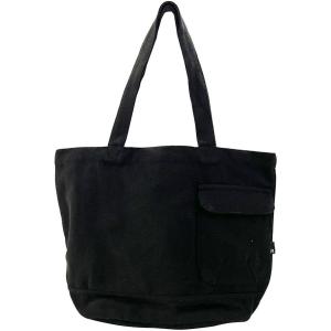 トートバッグ 正規品 ROOTOTE ルートート SN.ミディアム.リサイクルコットン レディーストート トート Recycled cotton MEDIUM 3066 ブラック｜back