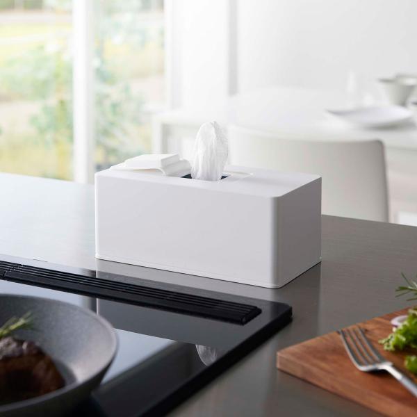 ウェットシートケース 山崎実業 正規品 TOWER タワー 住居用ウェットクリーナーシート＆おしり拭...