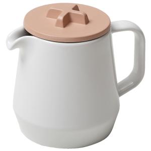 ティーポット 正規品 ideaco イデアコ ティーポット 450ml 急須 teapot 450 teapot ホワイト/ベージュ｜back