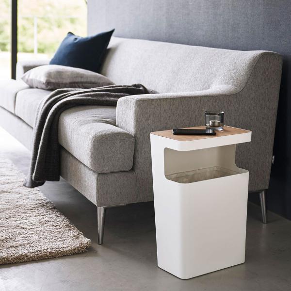 ゴミ箱 山崎実業 正規品 RIN リン 天板付きトラッシュカン 角型 ダストボックス ごみ箱  ナチ...