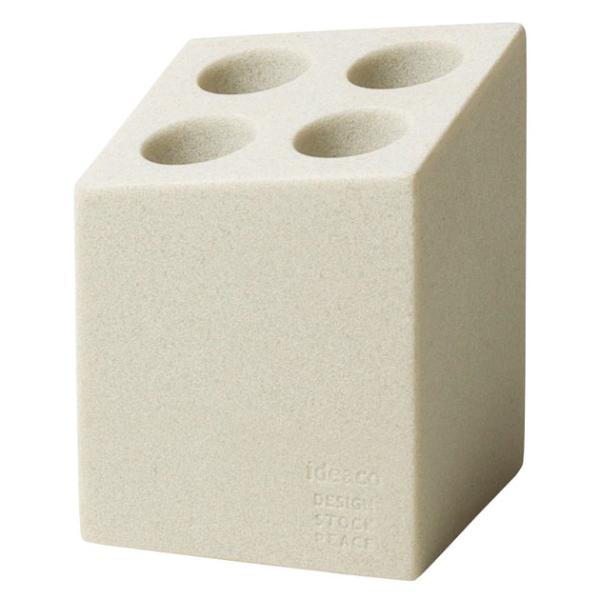 傘立て 正規品 ideaco イデアコ ミニマル傘立て ミニキューブ ストーンサンドカラー 石調 傘...