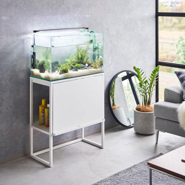 水槽台 山崎実業 正規品 nooks ヌークス 水槽ラック 水槽スタンド  ホワイト