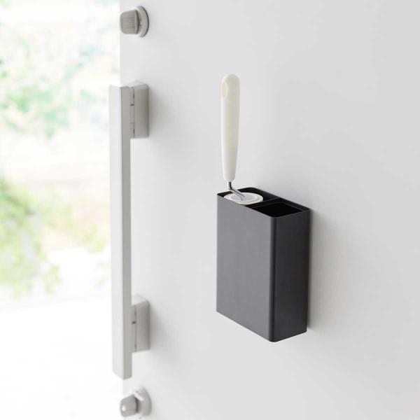 衣類用粘着クリーナースタンド 山崎実業 tower タワー マグネット粘着クリーナースタンド収納&amp;ダ...