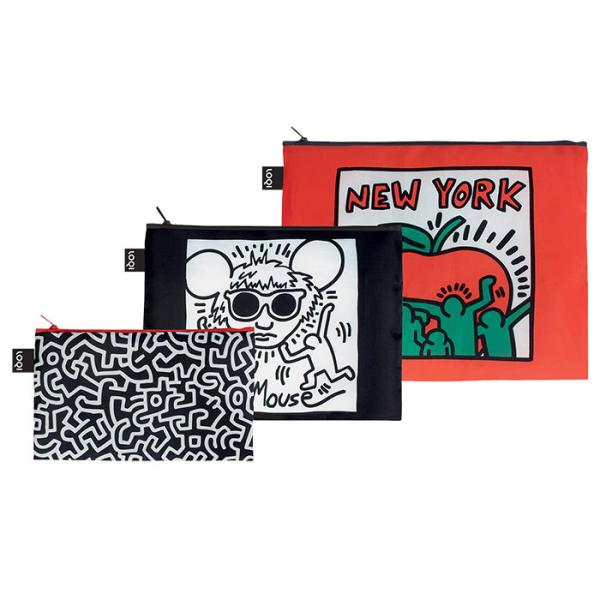 ポーチセット ローキー LOQI 正規品 Zip Pockets Recycled ジッパーポーチ ...