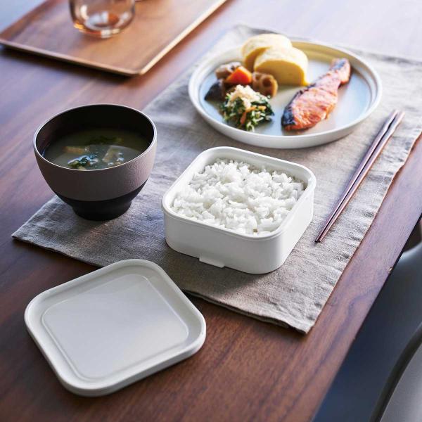 冷凍ごはん容器 山崎実業 正規品 tower タワー 温まりやすい立つ冷凍ごはん容器 一膳 2個組 ...