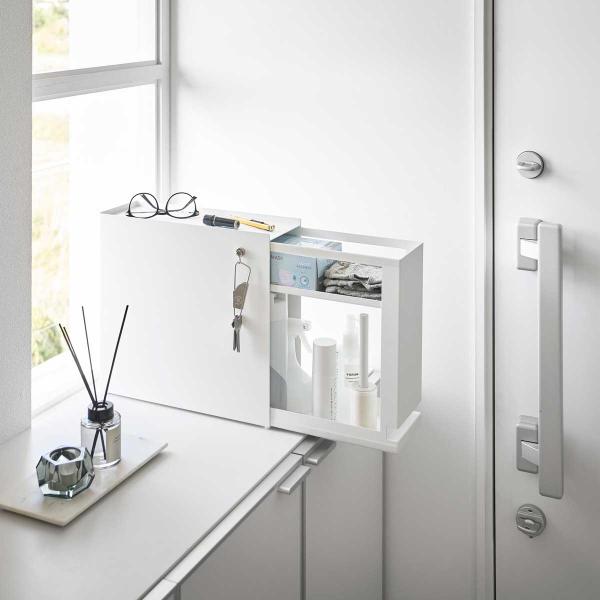 スライド収納 山崎実業 正規品 tower タワー 隠せる引き出し収納 引き出し収納 隠せる収納  ...