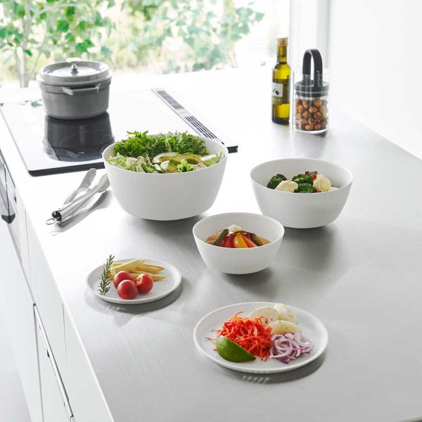 レンジボウル 山崎実業 正規品 tower タワー 傾けて混ぜやすい調理ボウル 5点セット 電子レン...