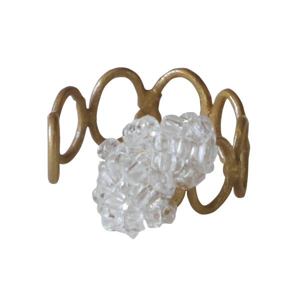 手作りアクセサリー アデペシュ a.depeche sui ring chained ハンドメイド ...