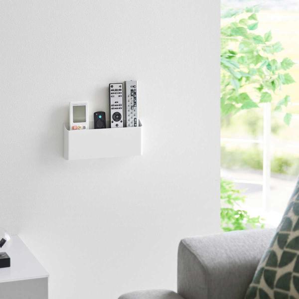 リモコンスタンド 山崎実業 正規品 tower タワー ウォールリモコンホルダー 石こうボード壁対応...