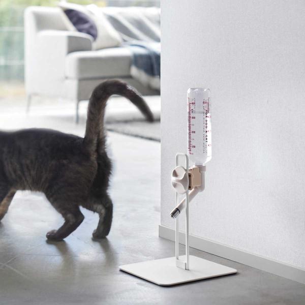 ペット給水器 山崎実業 正規品 nooks ヌークス ペット用ボトル給水器スタンド S 給水器スタン...