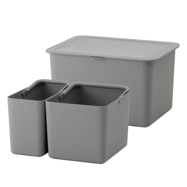 米びつ 正規品 Like-it ライクイット フタ付きストックケース 米びつ インナーセット 収納ス...