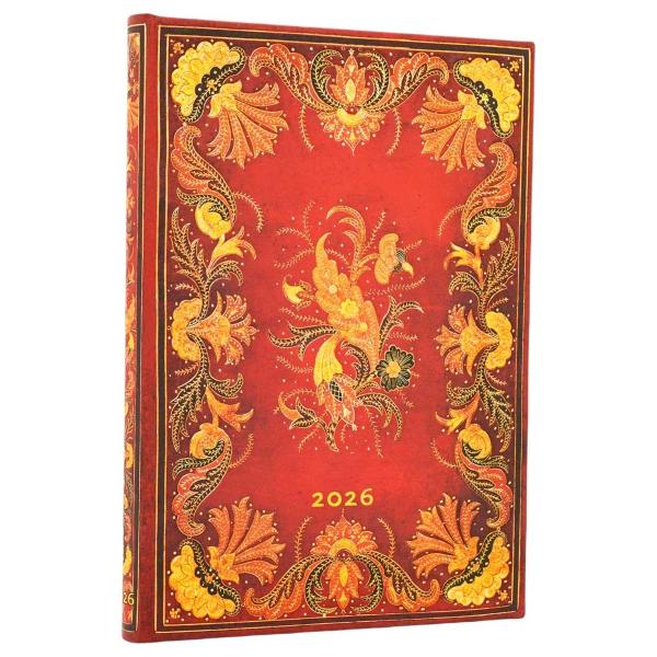 スケジュール帳 正規品 paperblanks ペーパーブランクス MIDI ハードカバー 2026...