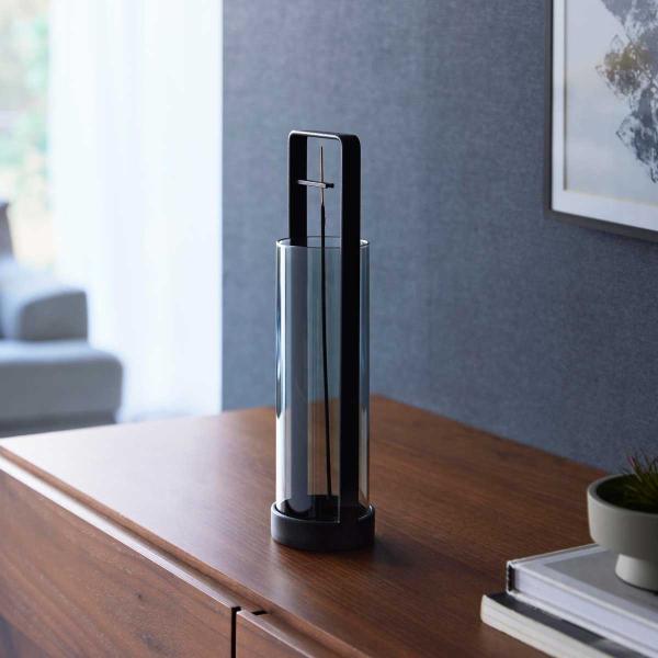 お香立て 山崎実業 正規品 tower タワー お香スタンド 灰飛び防止カバー付き 香立 香台 香皿...