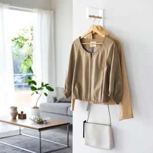 コートハンガー 山崎実業 正規品 tower タワー 壁付けコートハンガー コートフック コート掛け 10407 ホワイトの商品画像