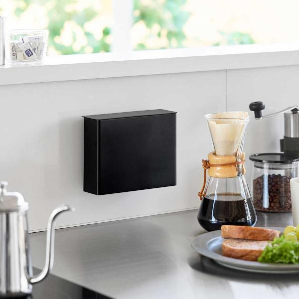 コーヒーフィルターケース 山崎実業 正規品 tower タワー マグネットコーヒーペーパーフィルター...