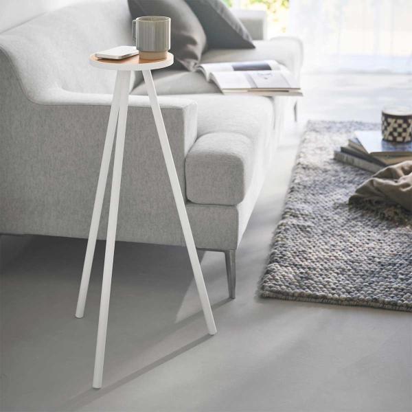 サイドテーブル 山崎実業 正規品 tower タワー ちょこっとハイテーブル コーヒーテーブル ナイ...